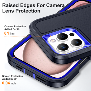 Cover 360 ibrida protezione completa <span class=keywords><strong>custodia</strong></span> per telefono per iPhone 15 16 17 Pro Max paraurti per iPhone 13 12 11 - Product Image 4
