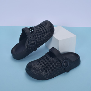 Zuecos de EVA Perforados para Mujer, Punta Abierta, Transpirables, Ligeros, Casuales, con Hebilla Decorativa, Zapatos de Verano - Product Image 4