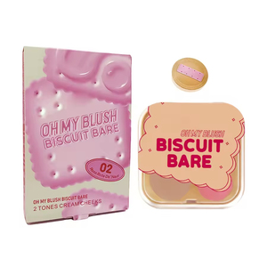 Paleta de Rubor y Corrector 2 en 1 con Logotipo Personalizado, Acabado Mate, Larga Duración, Fácil de Difuminar, Rubor en Crema Tipo Galleta - Product Image 1