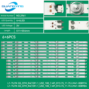 Tira de Luz de Fondo para TV L1-TU7K G5_CFM_R4(1)R1.1_<span class=keywords><strong>U5E</strong></span>_100_7.4Pi_R13.75_11.75 LM41-00897A 00898A 00899A Barra de Retroiluminación LED - Product Image 2