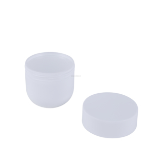 Tùy Chỉnh 150G 200G 300G 500G PP Rỗng Bóng Trắng Cơ Thể Chà Bơ Mặt Kem <span class=keywords><strong>Container</strong></span> Mỹ Phẩm Lọ Nhựa Với Nắp - Product Image 2