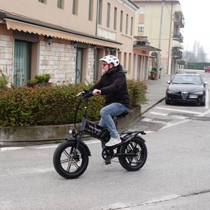 Bicicleta Eléctrica Ebike Rápida de 20 Pulgadas con Neumáticos Anchos, Intermitentes, Bicicleta Eléctrica de Montaña y Ciudad, Envío Gratis - Product Image 6
