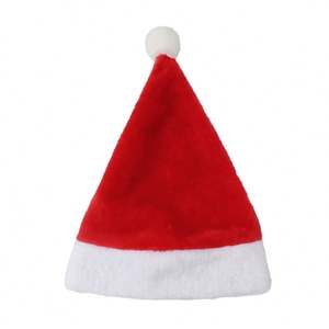 Gorros Navideños Personalizados al por Mayor con Logotipo, Gorro de Terciopelo Largo y Corto, Nuevo Gorro de Santa Claus para Fiestas Navideñas - Product Image 3