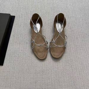 En Existencia~Sandalias Romanas Retro de Punta Abierta con Suela Suave Tejida para Mujer, Sandalias Elegantes de Estilo Vacacional, Perfectas para Vestidos - Product Image 2