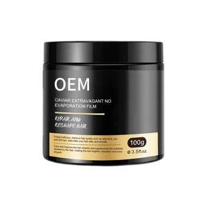 OEM/ODM Contrôle Anti Frisottis <span class=keywords><strong>Bio</strong></span> <span class=keywords><strong>Caviar</strong></span> Kératine Protéine Masque Capillaire Anti-Perte Réparation Intensive des Cheveux Botox Acide Aminé Sans Sulfate - Product Image 1