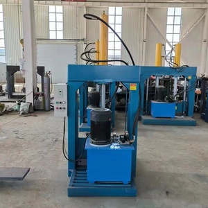 Machine de découpe à guillotine <span class=keywords><strong>hydraulique</strong></span> QX-660 pour les déchets de caoutchouc, coupeuse de caoutchouc recyclé en balles - Product Image 4