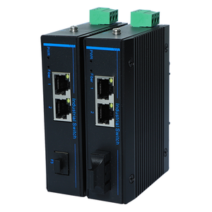 ตัวแปลงสัญญาณอีเธอร์เน็ต SFP เป็น RJ45 สำหรับอุตสาหกรรม ขายดี 10/100Mbps 2 พอร์ตเครือข่าย 1 SFP ติดตั้งบนราง DIN รองรับ POE ตัวรับส่งสัญญาณไฟเบอร์ - Product Image 4