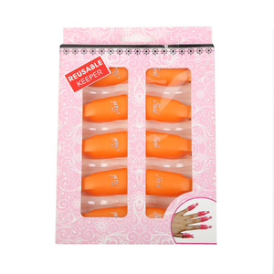 10pcs Reusable Nail Gel Polish Remover Wraps Soak Cap Clips Acrylic Manicure <b>Tool</b> Set - Product Image 6