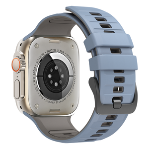 สายรัดข้อมือซิลิโคนกันน้ำสำหรับ Apple Watch Series สำหรับผู้ชายและผู้หญิง - Product Image 4