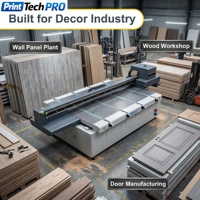 Imprimante numérique UV à plat pour portes en bois, panneaux MDF et décoration de surface de portes sur mesure