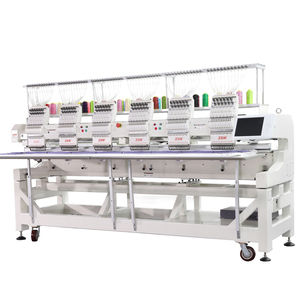 Máquina de Bordar Plana Multifunción Automática Comercial de 6 Cabezas con Motor y Componentes Centrales de Engranajes para Uso Doméstico - Product Image 3