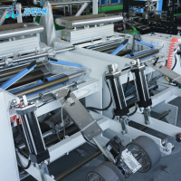 Jiade JDDH-300x2 Lini Produksi Kantong Datar Gulung 8-lipat Otomatis Penuh dengan Pengganti Gulungan Otomatis Hemat Energi Tinggi