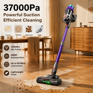Meilleure vente : Mini aspirateur sans fil léger, sans sac et compact pour la maison et la voiture, alimenté par batterie rechargeable - Product Image 1