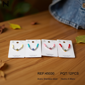 Braccialetto con Stella a Cinque Punte in Acciaio Inossidabile, Set di 12 Bracciali Charm Fatti a Mano alla Moda - Product Image 3