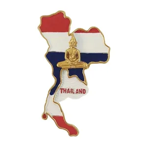 Pegatina de Recuerdo Turístico de Asia, Tailandia, Boxeo, Krabi, Phuket, <span class=keywords><strong>Lopburi</strong></span>, Adhesivo Magnético para Refrigerador, Artesanía, Regalos - Product Image 4