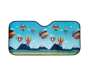 Pare-<span class=keywords><strong>soleil</strong></span> en forme de ballon à air chaud, pare-brise pour voiture, SUV, feuille d'aluminium, accessoire pliable, décoration de fenêtre, pour véhicule - Product Image 1