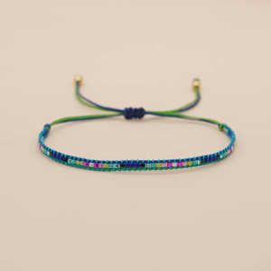 Pulsera Ajustable Hecha a Mano con Cuentas Miyuki, Chapada en Oro Bohemia A1485, Joyería <span class=keywords><strong>de</strong></span> Moda Económica, Venta al por Mayor - Product Image 4