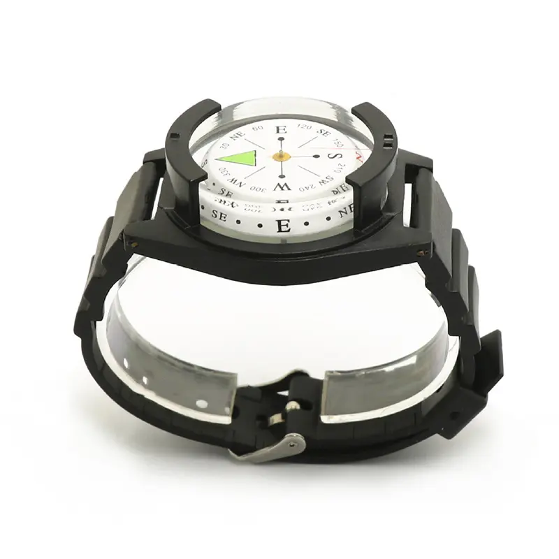OEM Top Qualität Uhr Kompass Outdoor tragbare Uhr Kompass Silikonuhr Band Kompass