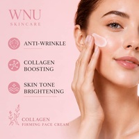 WNU OEM pour Crème de Nuit Hydratante et Éclaircissante Anti-Âge et Anti-Rides au Collagène, pour Tous Types de Peaux
