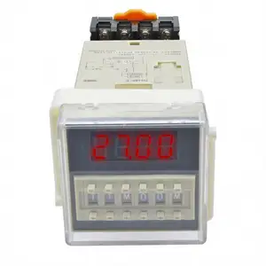 DH48S-S Digital AC 220V Precision Programmable Time Delay Relay With Socket Base