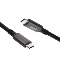 Certifié USB 4 120W 40Gbps chargeur PD câble Offre Spéciale USB C câble pour Mac Book Pro utilisation avec caméra ordinateur tresse blindage