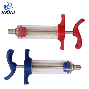 CETTIA KD303 Tige en acier inoxydable plastique vétérinaire Tpx/pc 10ml Luer Lock Seringue Pistolet pour cochon <span class=keywords><strong>50cc</strong></span> Injection - Product Image 2