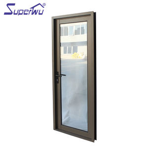<span class=keywords><strong>Porte</strong></span> à charnière en aluminium à coupure thermique personnalisée <span class=keywords><strong>Porte</strong></span> à battant en verre à double vitrage <span class=keywords><strong>Porte</strong></span> <span class=keywords><strong>d</strong></span>'<span class=keywords><strong>entrée</strong></span> avec éclairage latéral - Product Image 5