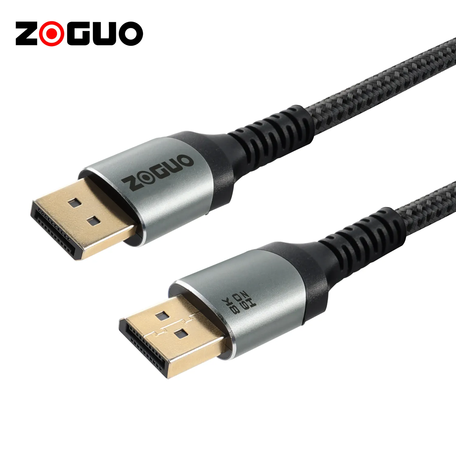 High Definition 8K Display Port Cable Gold Plated Silver Cables Custom DP 1.4 Plug HD Support HDR