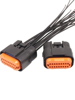 Connecteur automobile étanche MX23A18SF1/MX23A18NF1, boîtier femelle ECU, 18 broches