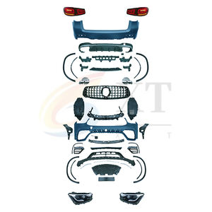 XT voiture G63 Kit carrosserie Facelift accessoires calandre pare-chocs phare arrière pour Mercedes Benz GLC X253/C253(16-19) mise à niveau <span class=keywords><strong>AMG63</strong></span> - Product Image 1