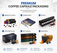 Machine de remplissage et de scellage rotative à grande vitesse (30-60 pièces/min) pour capsules de café Nespresso K-Cup, en plastique, pour emballage carton, la plus vendue aux États-Unis