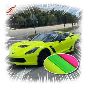 Pegatina que brilla en la oscuridad, envoltura automática de vinilo verde fluorescente, envoltura de coche - Product Image 5
