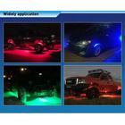 Kit de Luces LED RGB para Bajos de Vehículos, Luces de Neón con Control por Aplicación, Iluminación Exterior para Camiones, 8 Módulos Multicolor