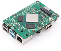 Kaya PI 4B V1.4 Rockchip RK3399 ARM korteks altı çekirdekli SBC/tek kart bilgisayar ile uyumlu resmi ahududu Pi ekran