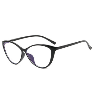 Lunettes rétro œil de chat pour femmes, monture extra large, protection anti-lumière bleue, style coréen, lunettes optiques pour myopes - Product Image 2
