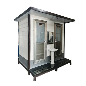 Toilettes portables en panneaux sandwich, design moderne, durables, pour les attractions touristiques en plein air - Product Image 1