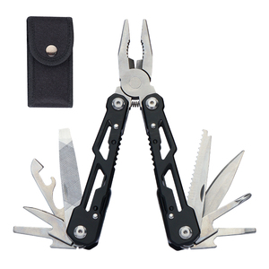 Alicates multifuncionales Alicates de bolsillo de acero inoxidable Cuchillo Herramienta de reparación de rescate de emergencia plegable versátil - Product Image 1