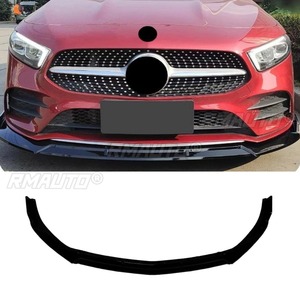 Difusor de Parachoques Delantero para Auto, Spoiler Negro Brillante, Pieza de Modificación para Mercedes Benz Clase A W177 2018+, Accesorios para Auto - Product Image 1