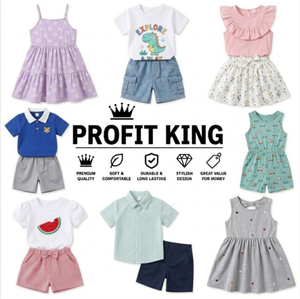 Conjunto de Verano Estilo Coreano para Niños, Ropa Infantil Bonita, Surtido de Estilos Variados, Hecho en China, Modelo 2026.4 - Product Image 1
