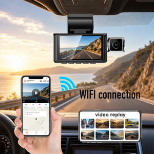 Cámara para Vehículos OEM ODM 4G de 3 Canales, 2K, Gestión de Flotas, DVR para Automóviles, WiFi, GPS, ADAS, DMS, BSD, Grabador de Video para Camiones JT808 JT1078 - Product Image 3