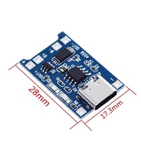 Module de charge et de protection de batterie Li-ion TP4056 avec port Type-C
