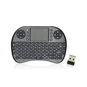 Mini tastiera generale per android tv box mouse tastiera i8 con touchpad