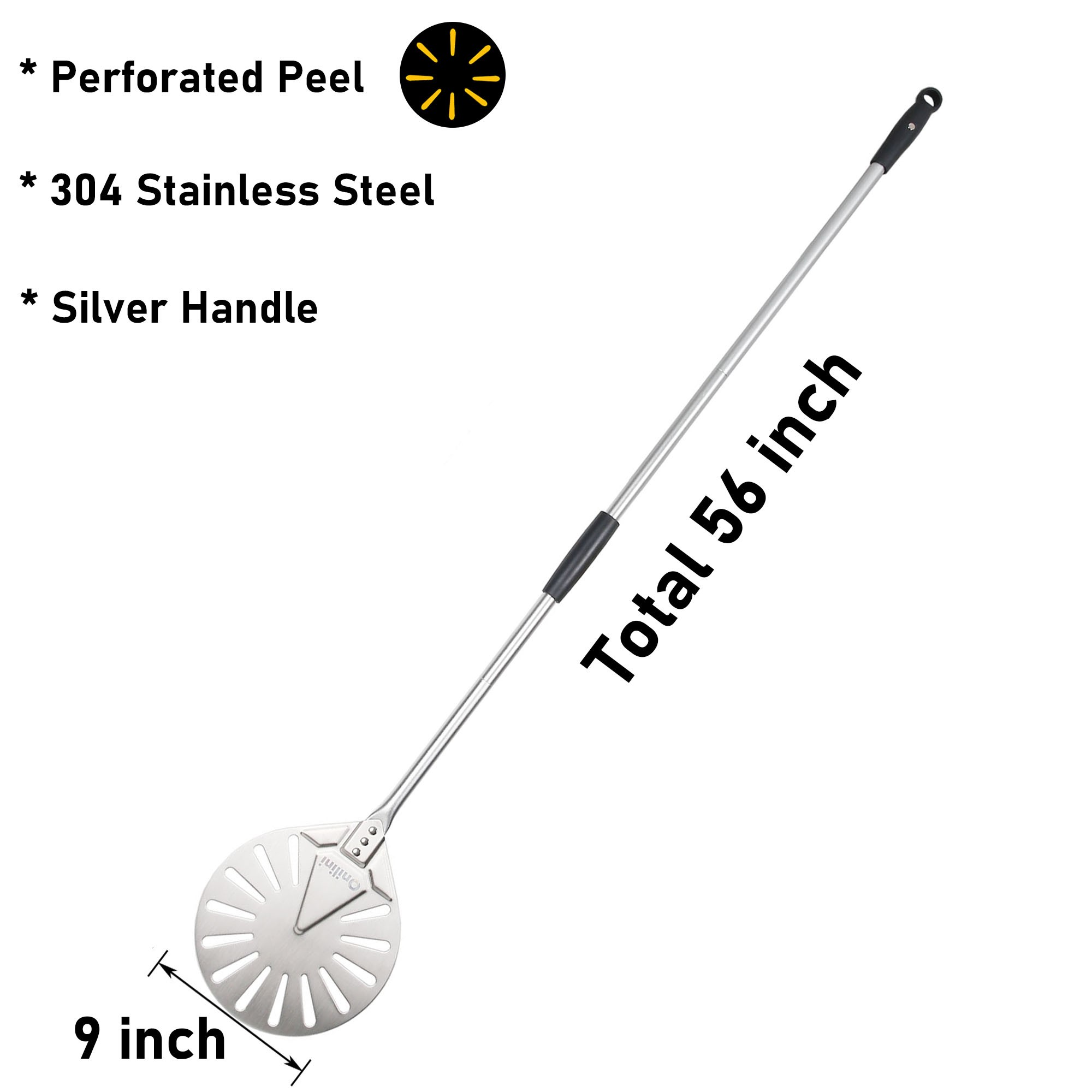 Mango largo perforado