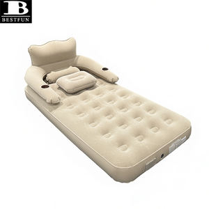 Matelas pneumatique multifonctionnel 3-en-1, portable, <span class=keywords><strong>empilable</strong></span>, connectable, <span class=keywords><strong>lit</strong></span> d'air double pour 4 personnes, pour le camping en plein air, pour les invités - Product Image 6