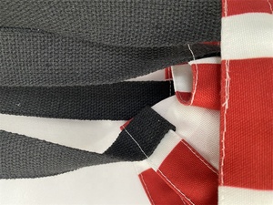 Borsa da Shopping in tela di grandi dimensioni in cotone personalizzato - Product Image 5