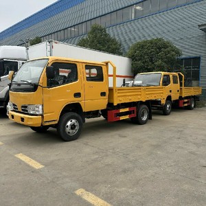 รถบรรทุกตู้ทึบ 2 แถว ขนาด 3-5 ตัน ขับเคลื่อน 4x2 รถบรรทุกขนาดเล็กสำหรับขาย ขายดี - Product Image 1