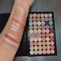 Palet Rias Mata Vegan Pigmen Tinggi yang Dapat Disesuaikan Dengan Palet Eyeshadow Matte Nude dan Shimmer Glitter