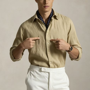 Chemise d'affaires tendance en coton pour <span class=keywords><strong>homme</strong></span>, style <span class=keywords><strong>japonais</strong></span>, couleur unie, manches longues, nouvelle collection printemps-été Smart Rafu - Product Image 2