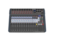 Console Audio de mélangeur 12 canaux de vente d'usine avec équipement de mélangeur DJ USB Bluetooth pour entrée d'enregistrement d'ordinateur interrupteur d'alimentation 48V