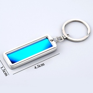 Porte-clés promotionnels de luxe pour hôtels et motels, souvenirs personnalisés avec logo, en alliage de zinc, vierges pour sublimation, en métal - Product Image 6